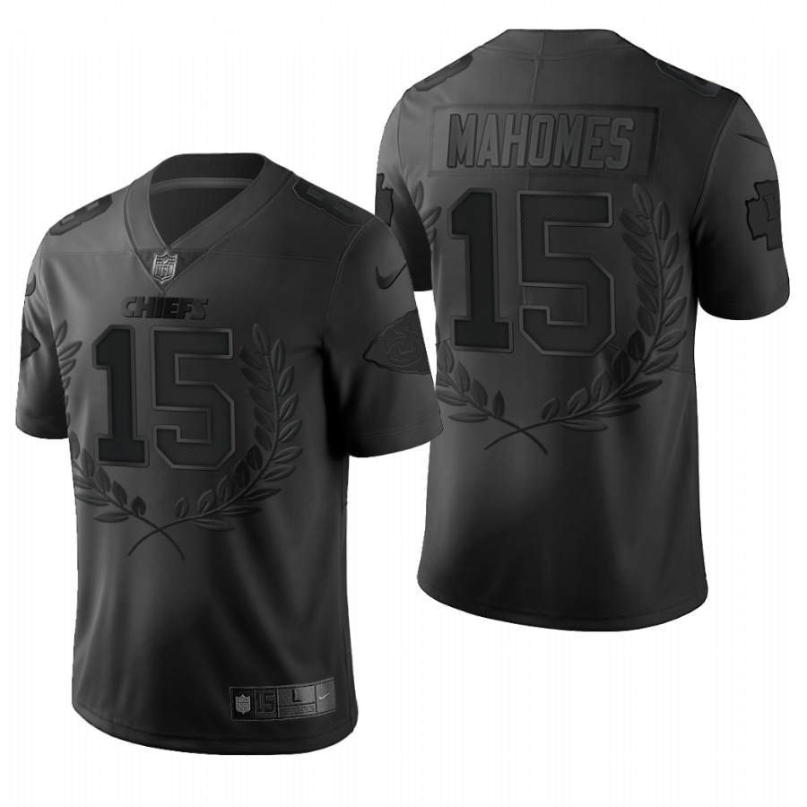 2020 New Men Kansas City Chiefs #15 Mahomes black Limited NFL Nike jerseys